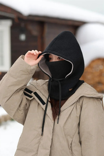 Conjunto De Gorro De Invierno De Punto Y Bufanda Para Mujer,