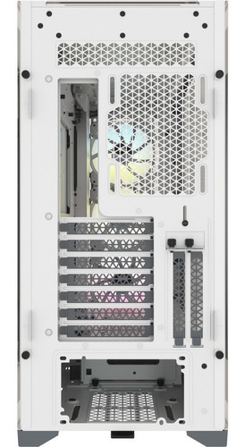 Gabinete Corsair Icue 5000x Rgb Blanco Vidrio Templado Atx