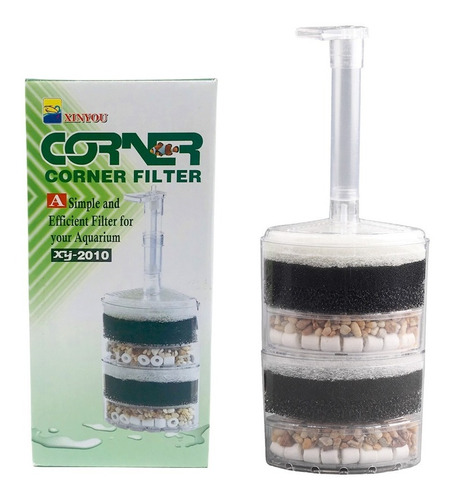 Filtro Acuario Ceramica Carbon Activado Y Esponja Huancayo