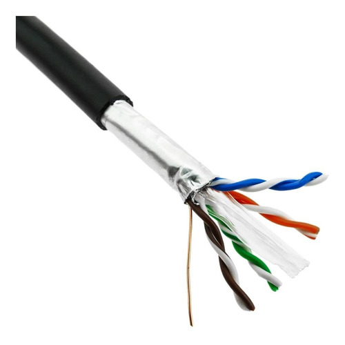 Imagen 2 de 4 de Cable Internet, Stp , Red , Exterior, Cat 6 Cobre