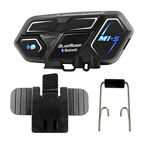 Bluerider M1-s Evo Auricular Bluetooth Moto, Intercomun...