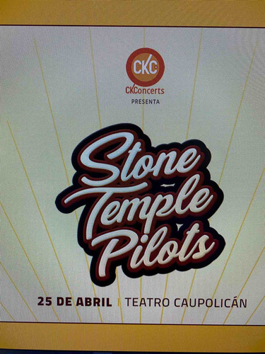 Imagen 1 de 2 de Ticket Stone Temple Pilots