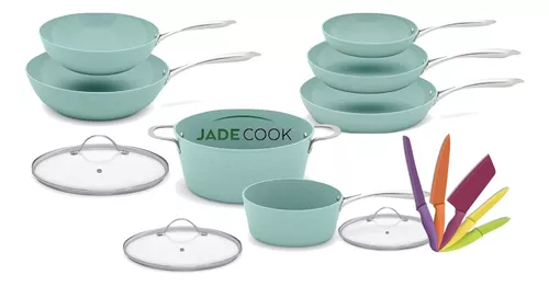 Batería De Cocina Jade Chef 10pzs. By Jade Cook C0192-00 - Verde