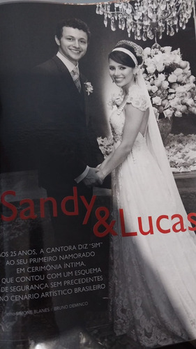 Revista Casamento Sandy E Lucas Lima Sandy E Junior