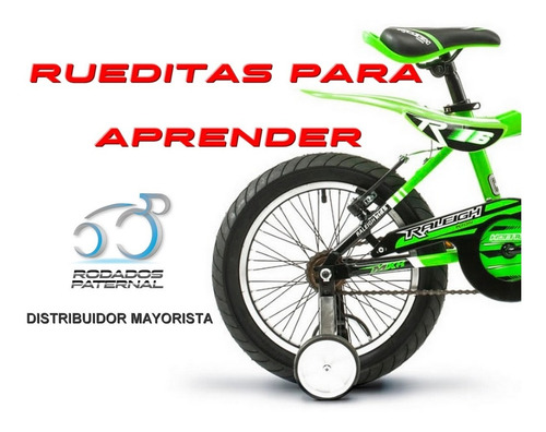 Imagen 2 de 5 de Rueditas De Bicicleta Apoyo Estabilizador Para Aprender Impo