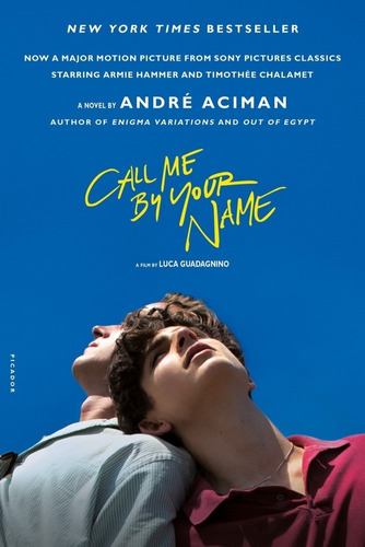 Libro Call Me By Your Name - André Aciman