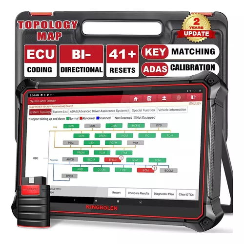 Escaner Profesional Kingbolen K10 Topologia Ecu Codificacion