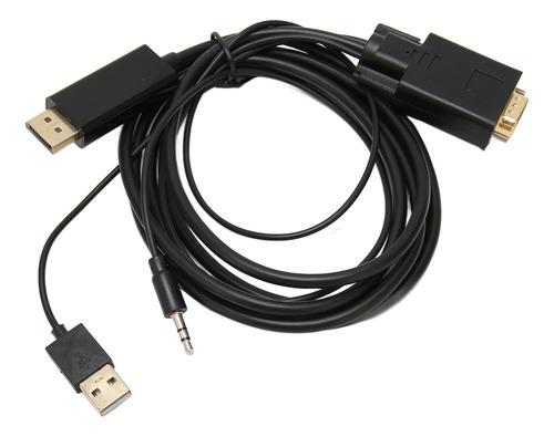 Cable Adaptador Vga A Conector De Alimentación De Convertido