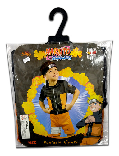 Disfraz Fantasia Naruto Talle Unico 9-12años Ploppy.6 808608