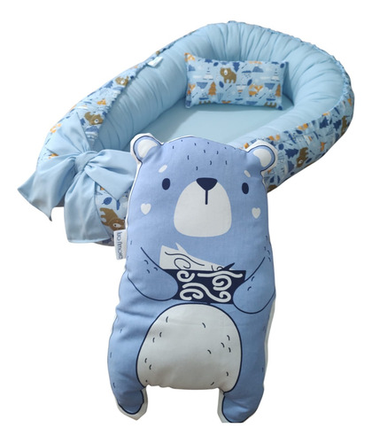 Nidito De Bebe Contenedor Reversible + Almohadita De Regalo
