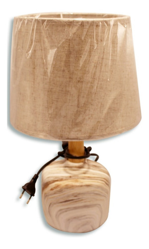 Lámpara De Cerámica Marmolada 22x37cm