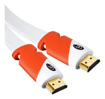 Comprar Cable Hdmi Plano De 25 Pies - Cable Hdmi De Alta Velocidad - Soportes, Ethernet, 4k, 3d, 2160p - Estándar Hdmi Más Recie