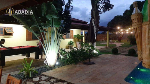 Imagem 8 de 30 de Chácara 1.050 M2 Com 4 Dormitórios, 1 Suite, 2 Banheiros Sociais, Piscina 22 Mts De Raia À Venda, 287 M² Por R$ 1.290.000 - Nova Veneza - Paulínia/sp - Ch0043