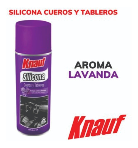 Silicona Para Cueros Y Tableros Lavanda 450ml - Knauf