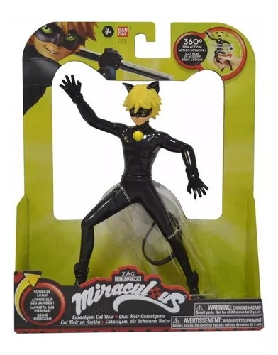 Cat Noir Boneco Miraculous Original, Brinquedo para Bebês Usado 90720191