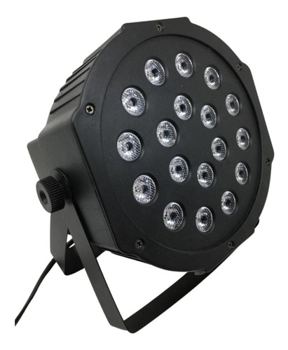 Strobo Refletor Led Rgb 18 Leds 1w Festa Digital