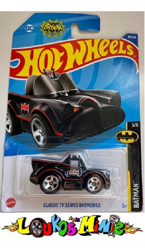 Hot Wheels Dc Batman 78/250 Classic Tv Series Batmobile Lacr