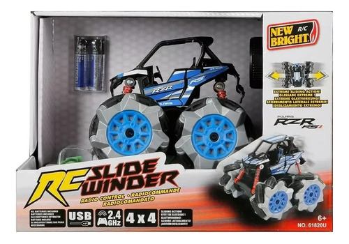 Vehículo Rc Slide Winder 4x4 Radio Control New Bright