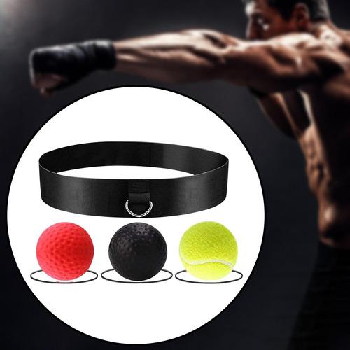 Pelota De Reflejo Para Boxeo, Diadema Para , Pelota De Boxeo
