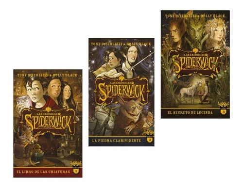 Cronicas De Spiderwick 1 Al 3 - Diterlizzi - Puck - 3 Libros