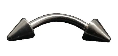 Piercing Bananinha Spike - Rook - Sobrancelha 3 Unidades