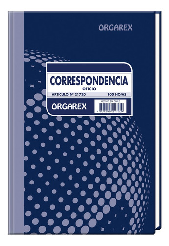 Libreta De Correspondencia 100 Hojas Orgarex Oficio