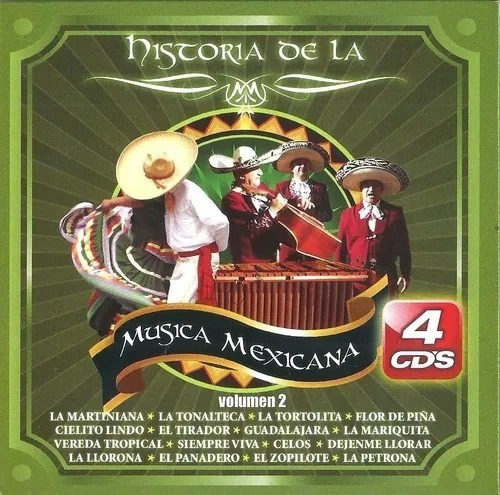 Marimba Hnos Moreno Garcia - Historia De La Música Mexicana Vol. 2- Cd 2010 Producido Por Im