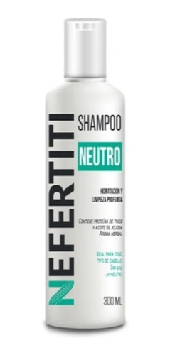 Shampoo Neutro Nefertiti 300 Ml Sin Sal