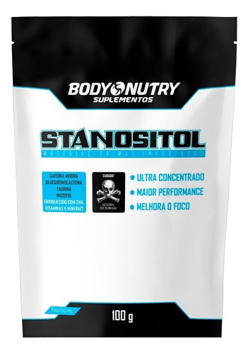 Stanositol Pré Treino Refil 100g Frutas Vermelhas Bodynutry