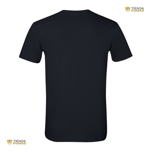Playera Deportiva Hombre Pumas Unam Retro Azul Vinil