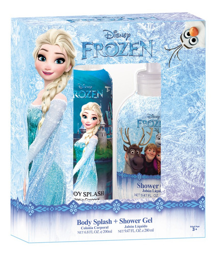 Perfume Para Nenas Disney Frozen B Splash + Shower Gel