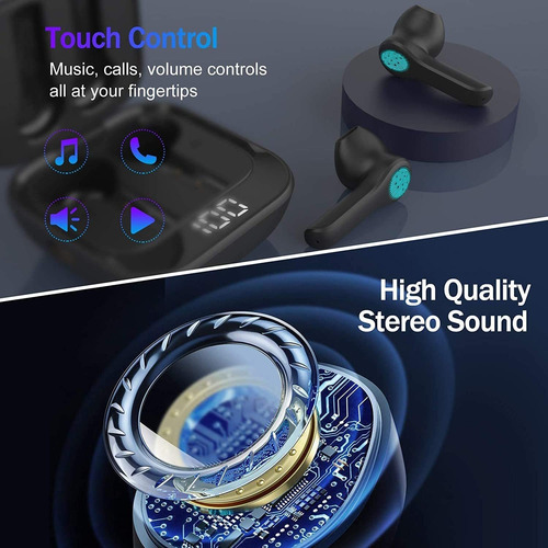 Bluetoothmicrofononegro Auriculares Smart-life 