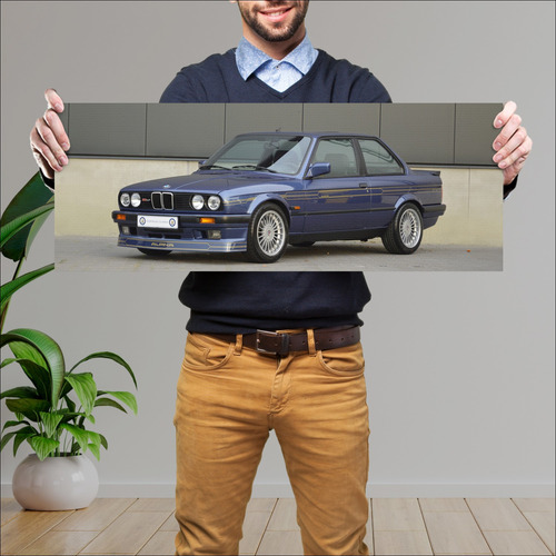 Cuadro 30x80cm Auto 1987 Alpina B3 Based On 3 Se 95