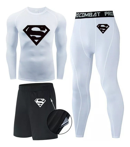 Conjunto Deportivo Hombre, Superman, Cortometraje + Licra +