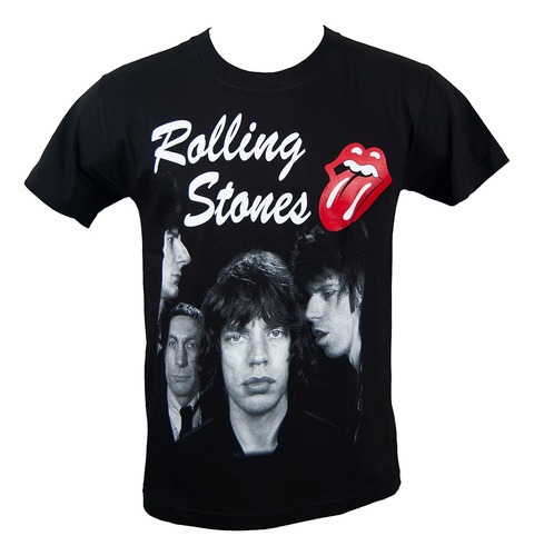 Rolling Stones Remera Algodon Rock Jagger Richards