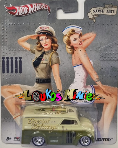 Hot Wheels Dairy Delivery Nose Art Pop Culture Escala 1:64