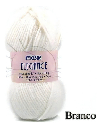 Fio Cisne Elegance 100g 08003 Cor Branco