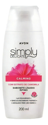 Avon Simply Delicate Calming Sab Líquido Íntimo Floral 250ml