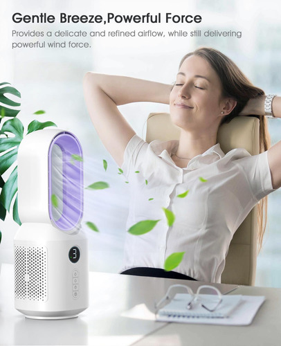 Ventilador De Escritorio Let'me Con Oscilación De 106° Y 3 V