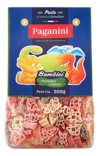 Macarrão Formato Dinossauro Paganini 300g