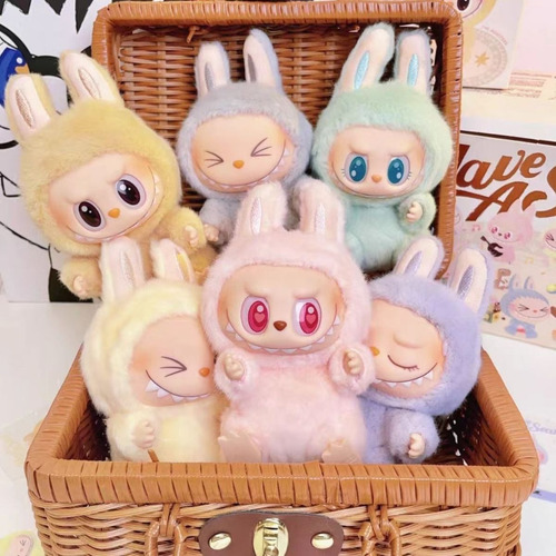Labubu Pelúcia Monstros Chaveiro Pop Surpresa Colecionável