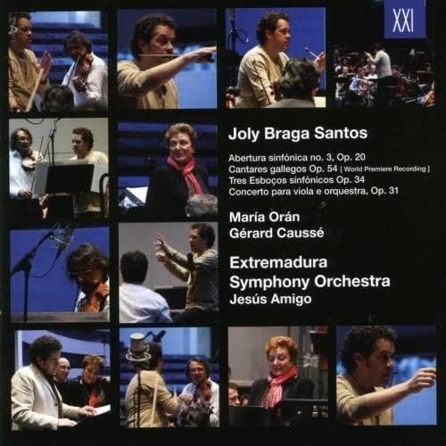 Cd: Santos Joly Braga Abertura Sinfonica No.3-cantares Galle