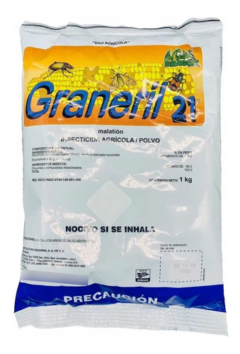 Graneril 21  Malation Gorgojo Barrenador Insecticid@ 1 Kg