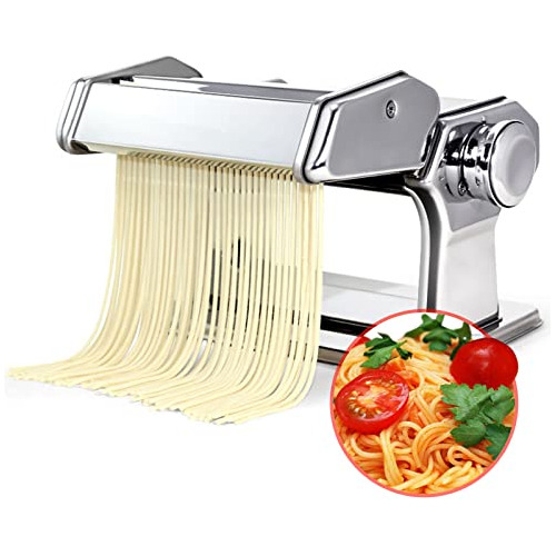 Máquina Hacer Pasta De Acero Inoxidable Tagliolini Fet...