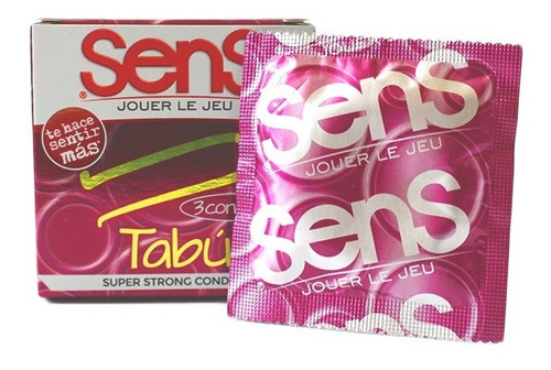 Condones Preservativos Tabu Super - Unidad a $10967