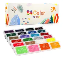 Comprar Tintas Craft Para Sellos, 24 Colores Lavables Para Niños