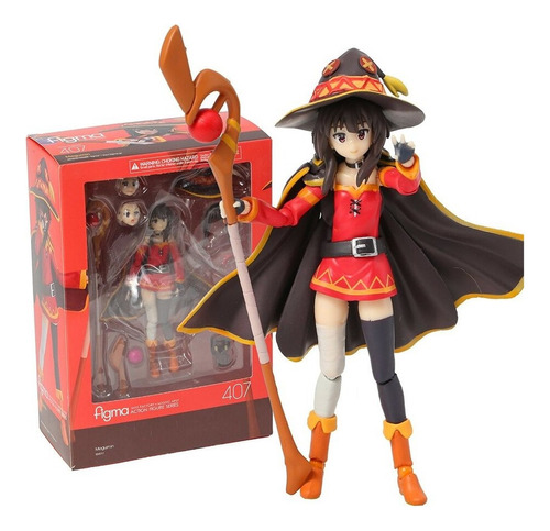 Figura De Acción Figma 407 De Konosuba Megumin, Modelo De Ju