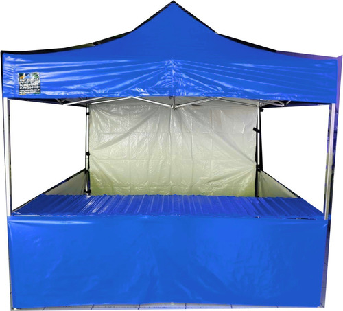  Tenda Sanfonada 2x2 Com 1 Balcão E Saia 6mts