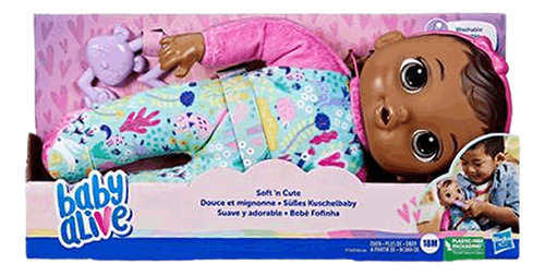 Boneca Baby Alive Morena Fofinha Corpinho De Pano Lavável