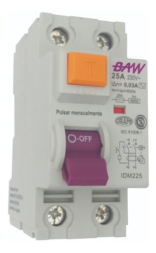 Combo Instalación Termica 32a + Disyuntor 40a Bipolar Baw